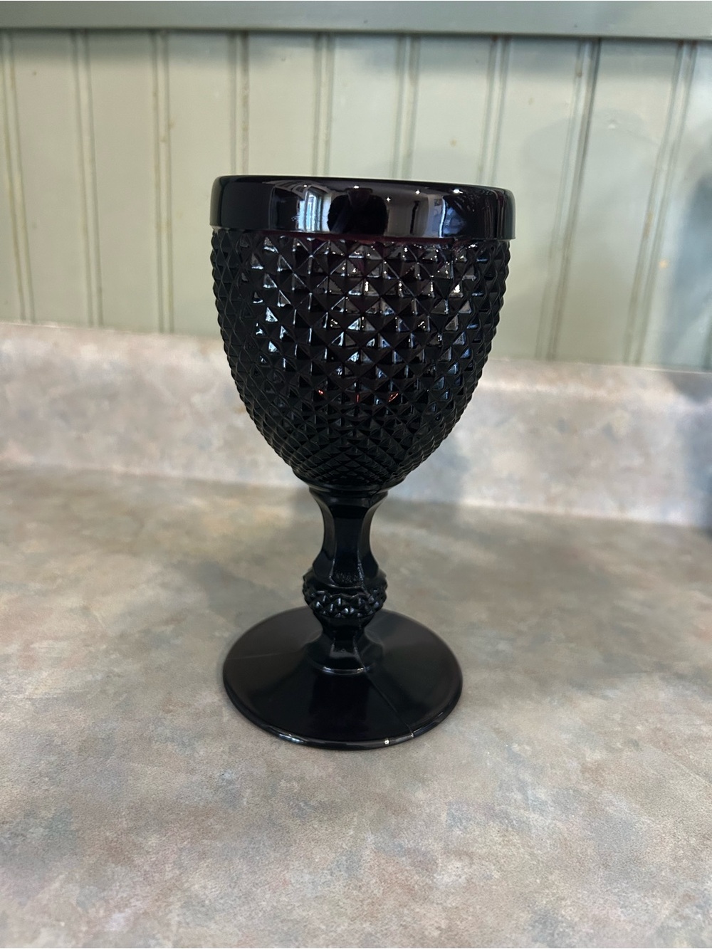 Classic Dark Purple Goblet